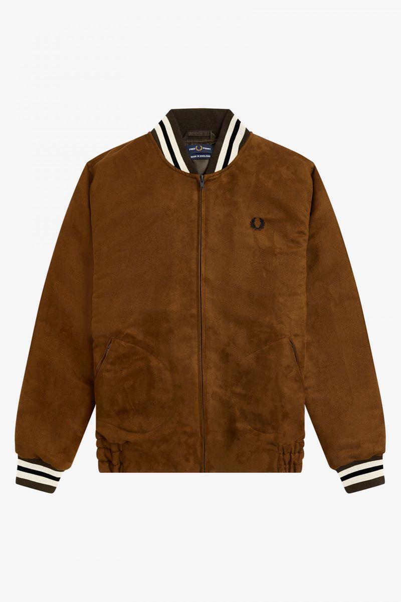 Dark Brown Fred Perry J2848 Men's Jackets | PH 1202PJJQ